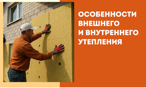 Какие особенности внешнего и внутреннего утепления в Удомле