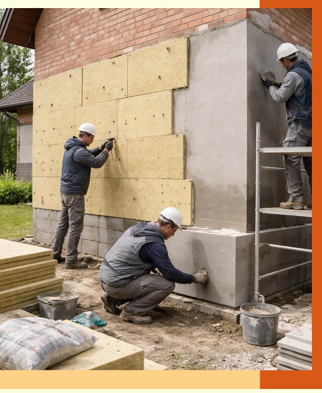 Утепление частного дома в Удомле под ключ от 7792 руб/м2 — недорого | ТепломастерДмл