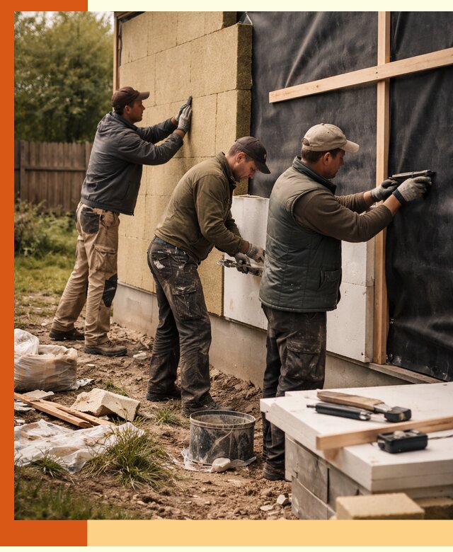 Утепление дачного дома под ключ в Удомле