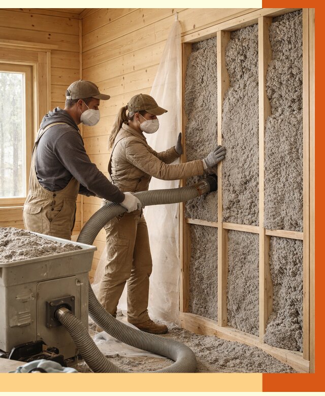 Утепление дачного дома эковатой в Удомле от 1506 руб./м2 — комплексно, ТепломастерДмл