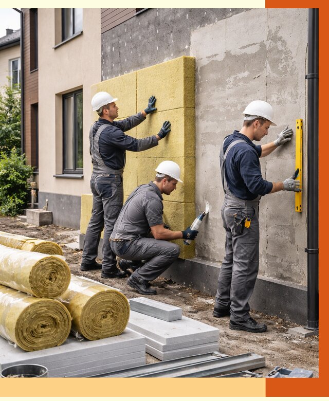 Утепление таунхауса в Удомле от 7480 руб/м2 — комплекс под ключ | ТепломастерДмл