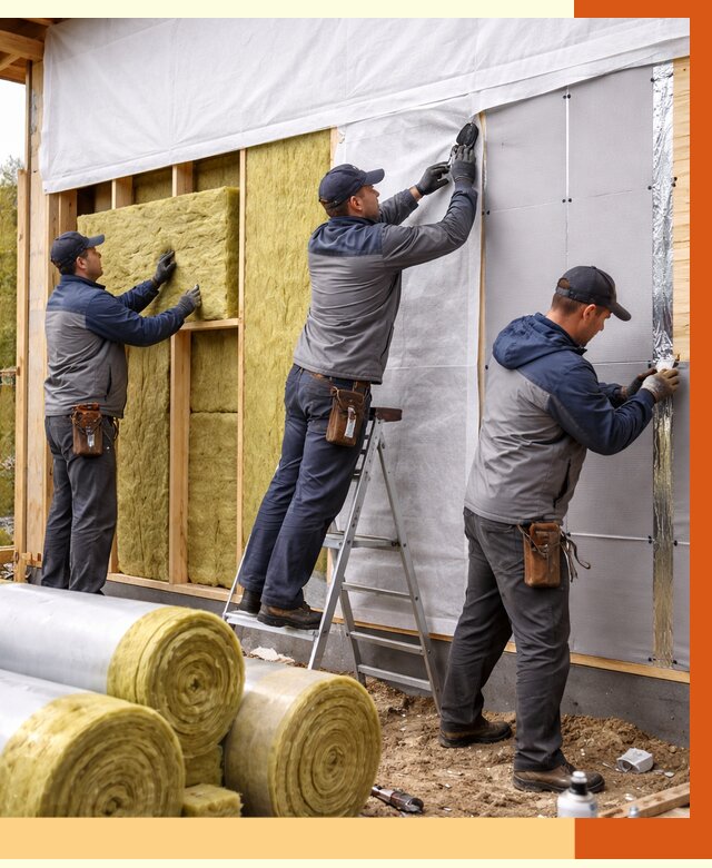 Утепление каркасного дома в Удомле от 4363 руб./м2 — профессионально | ТепломастерДмл