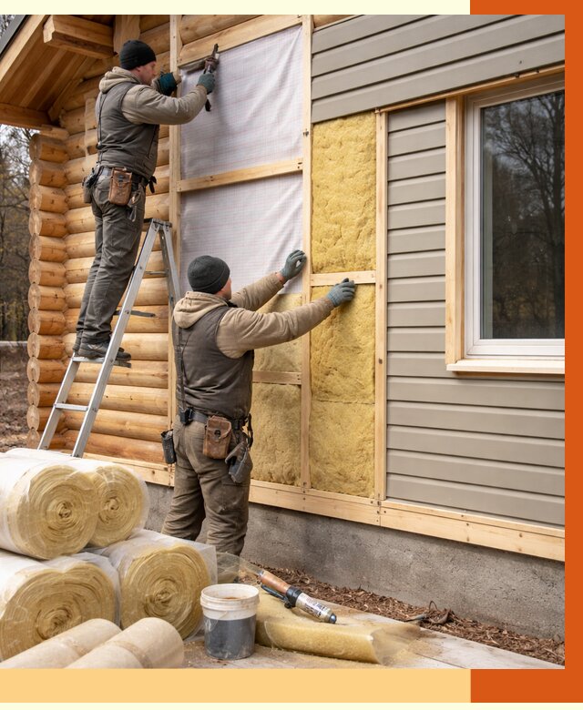 Утепление деревянного дома в Удомле от 6441 руб./м2 — заказать работы | ТепломастерДмл