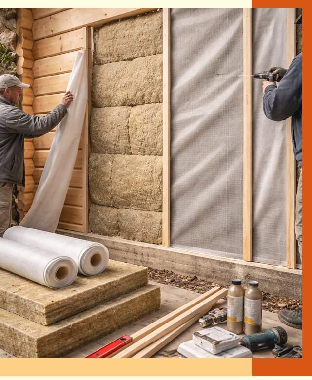 Утепление дома из минибруса в Удомле от 4675 руб/м2 — заказать профессионально | ТепломастерДмл