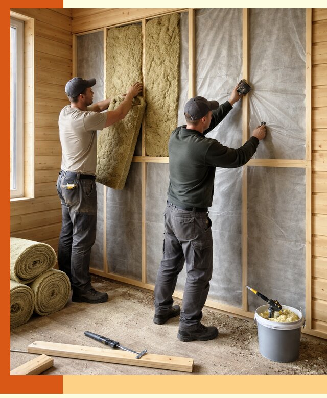 Утепление дома из минибруса в Удомле: комплексные теплоизоляционные работы