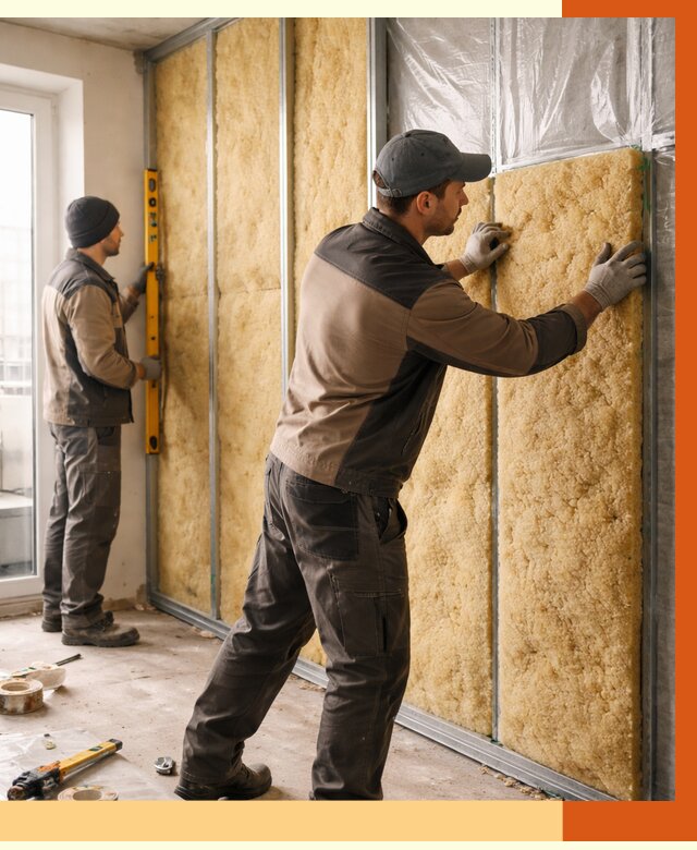 Утепление квартиры изнутри в Удомле от 4519 руб. за м2 | Проф. работы ТепломастерДмл