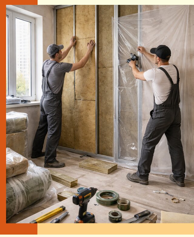 Утепление квартиры изнутри профессионально в Удомле