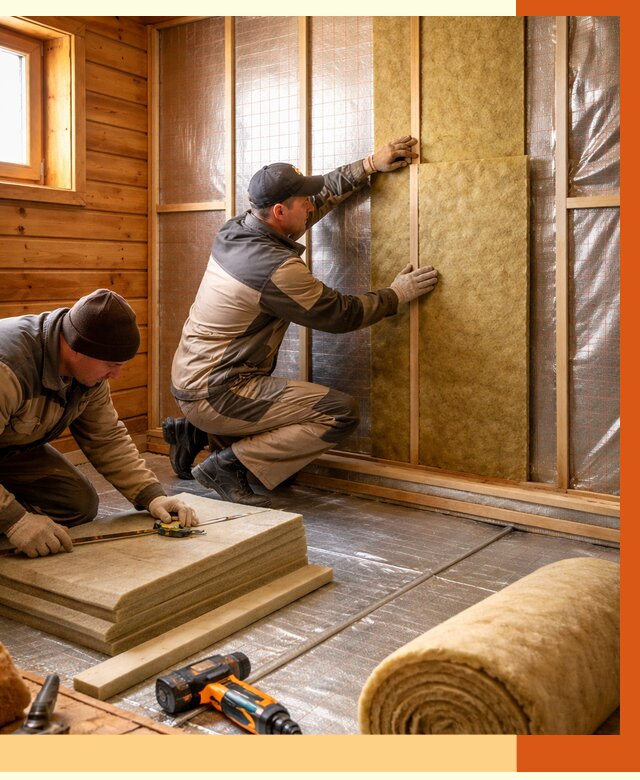 Утепление бани изнутри в Удомле под ключ от 4363 руб./м² | ТепломастерДмл