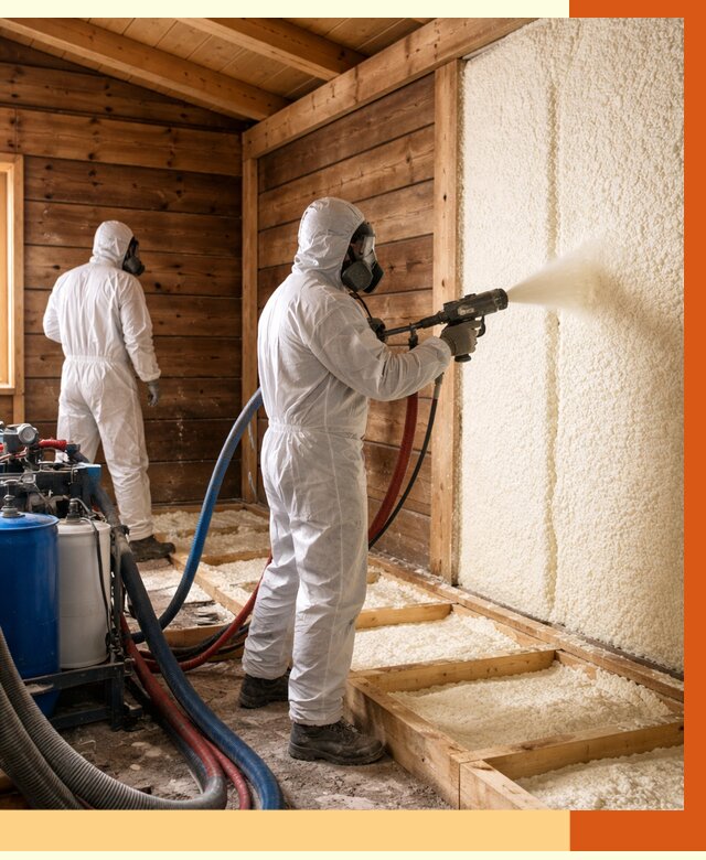 Утепление бани ппу в Удомле под ключ от 4363 руб./м2 | ТепломастерДмл - напыление и монтаж ппу