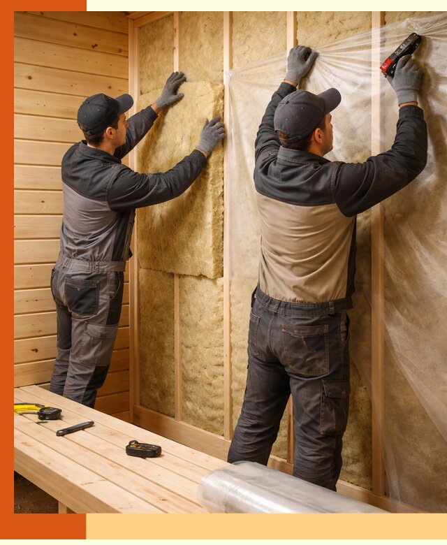 Профессиональное утепление сауны в Удомле с гарантиями качества