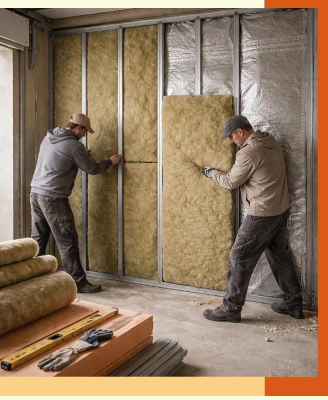 Утепление гаража изнутри в Удомле от 7792 руб/м2 — работы и цена | ТепломастерДмл