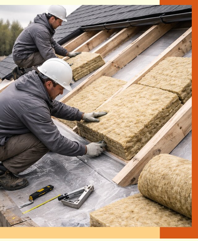 Утепление крыши в Удомле от 1922 руб./м2 — комплексное утепление кровли | ТепломастерДмл