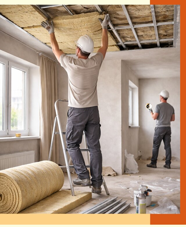 Утепление потолка в частном доме в Удомле от 987 руб./м² — работы под ключ | ТепломастерДмл