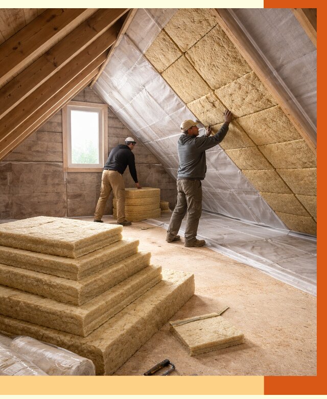 Утепление мансарды в Удомле от 2597 руб/м2 — комплексно и под ключ | ТепломастерДмл