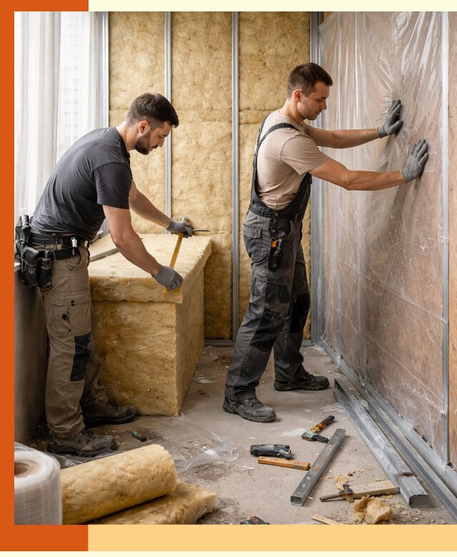 Профессиональное утепление лоджии в Удомле эффективно и надежно