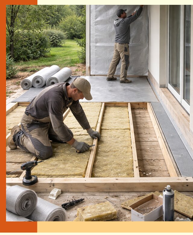 Утепление террасы в Удомле — тепло и защита круглогодично