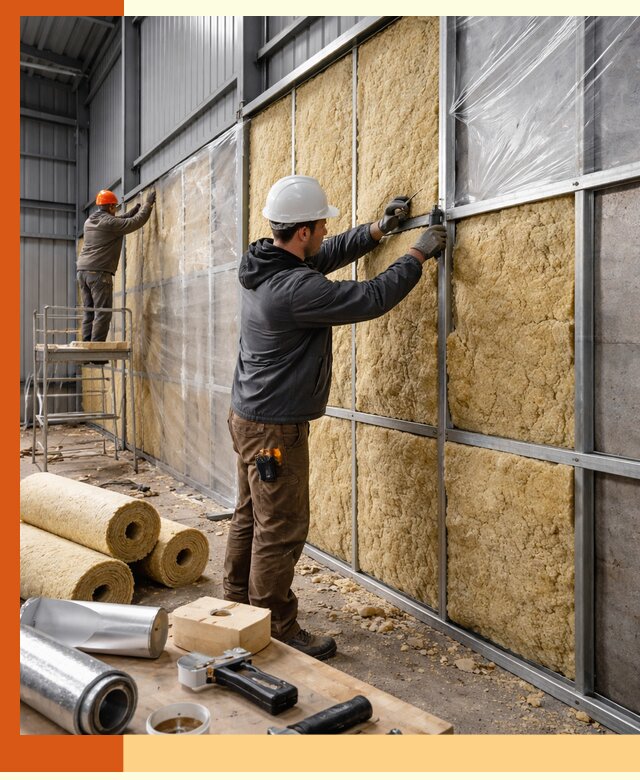 Утепление ангара в Удомле — профессиональная теплоизоляция помещений