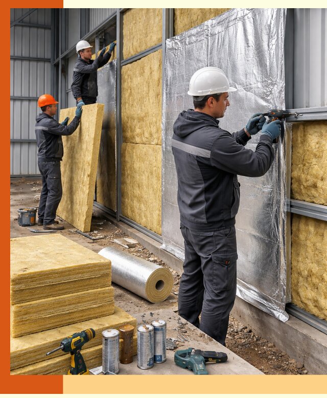 Утепление металлического ангара профессионально в Удомле