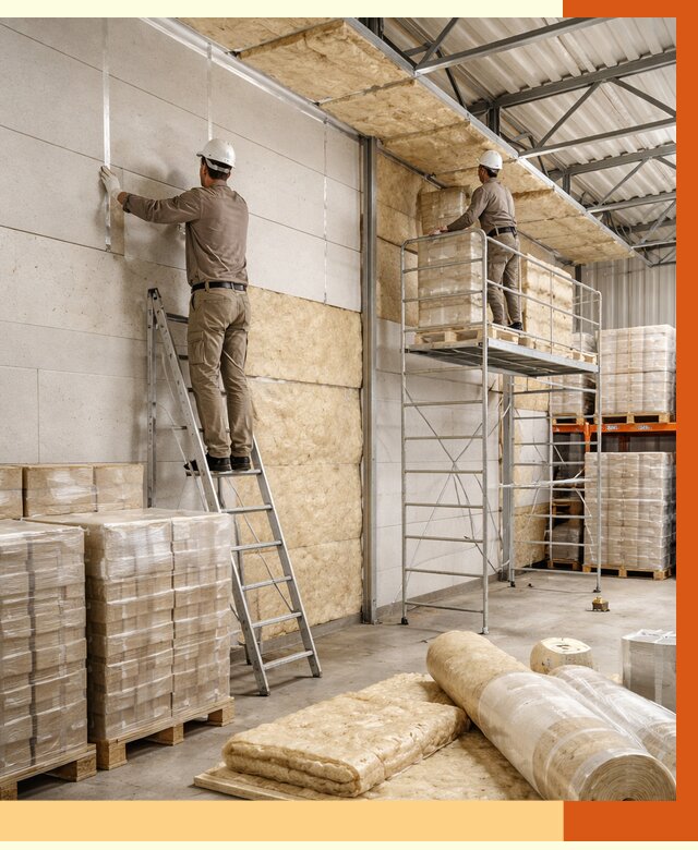 Утепление склада готовой продукции в Удомле от 2026 руб./м2 — комплексно | ТепломастерДмл