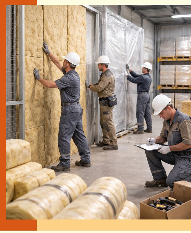 Утепление склада готовой продукции в Удомле качественно и быстро