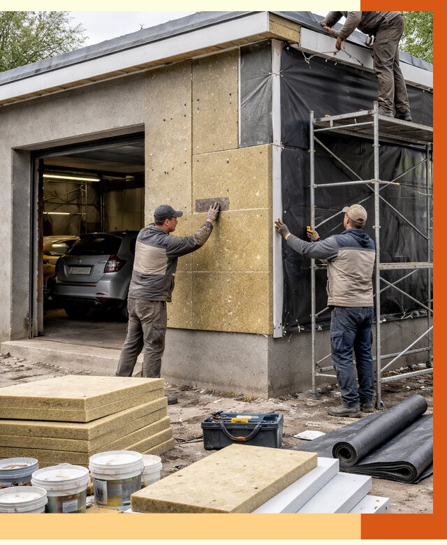 Утепление автосервиса в Удомле ппу, пеноизоляция, от 15064 руб/м2 — ТепломастерДмл