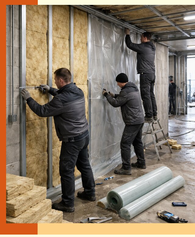 Профессиональное утепление автомойки в Удомле для любого типа помещений