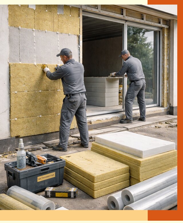 Утепление торгового павильона в Удомле от 15064 руб./м² под ключ | ТепломастерДмл