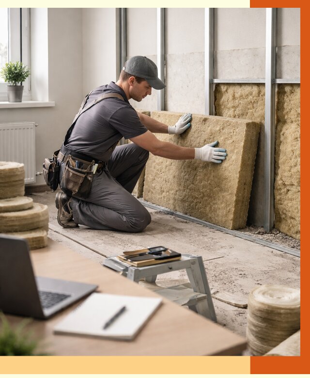 Утепление офиса в Удомле от 4675 руб/м2 — комплексное утепление офиса под ключ | ТепломастерДмл