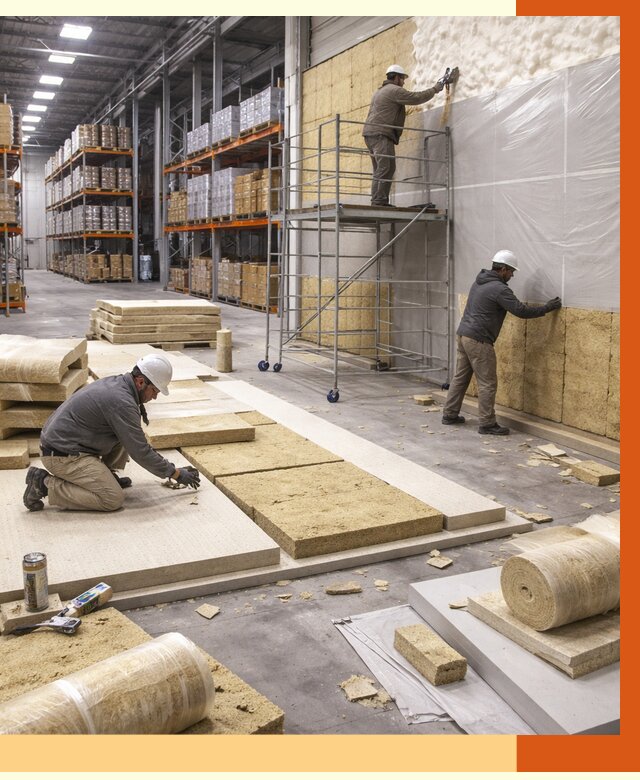 Утепление складского терминала в Удомле от 7792 руб./м² под ключ | ТепломастерДмл