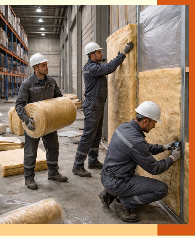 Утепление логистического центра в Удомле от 4675 руб/м² под ключ | ТепломастерДмл