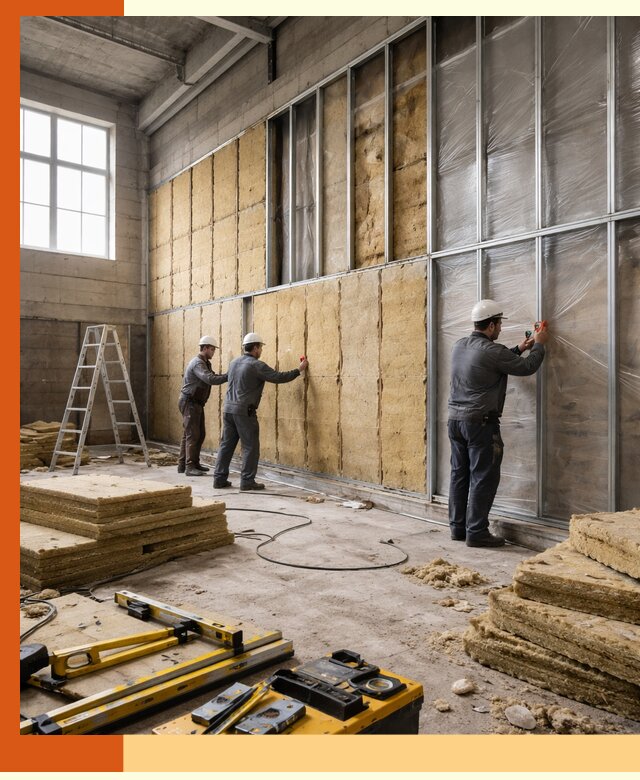 Утепление спортивного зала в Удомле качественно и недорого