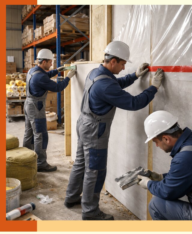 Утепление теплого склада под ключ в Удомле