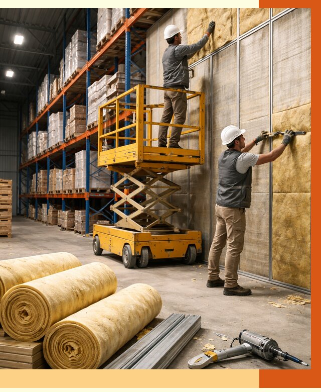 Утепление торгового склада в Удомле от 3324 руб/м2 — комплексно и под ключ | ТепломастерДмл