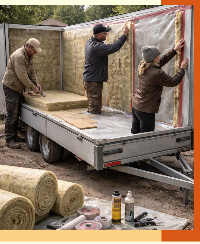 Утепление прицепа в Удомле под ключ от 12986 руб. — комплекс от ТепломастерДмл