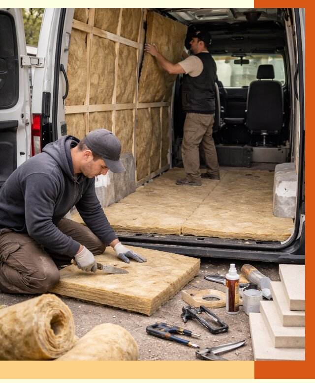 Утепление кемпера в Удомле под ключ от 12467 руб. — профессионально | ТепломастерДмл