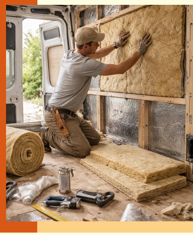 Утепление кемпера под ключ в Удомле с гарантией качества