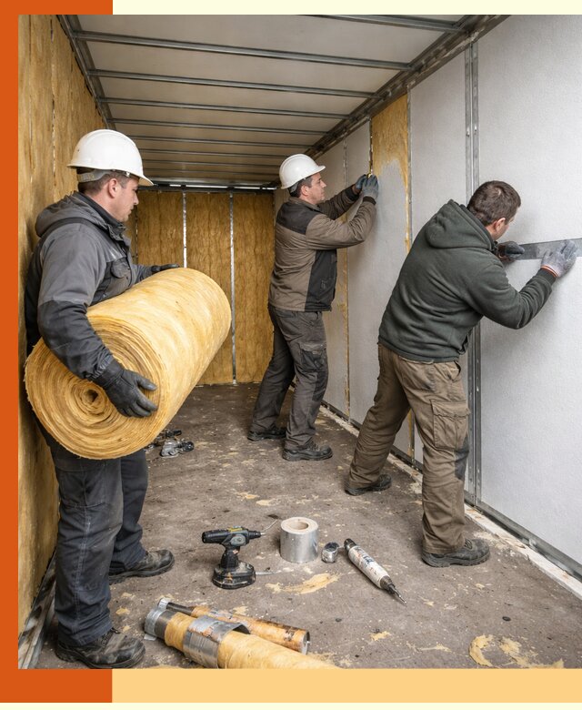 Утепление рефрижераторного контейнера в Удомле профессионально и надежно