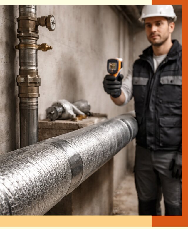 Утепление труб водоснабжения в Удомле от 8831 руб. за м² — услуги ТепломастерДмл