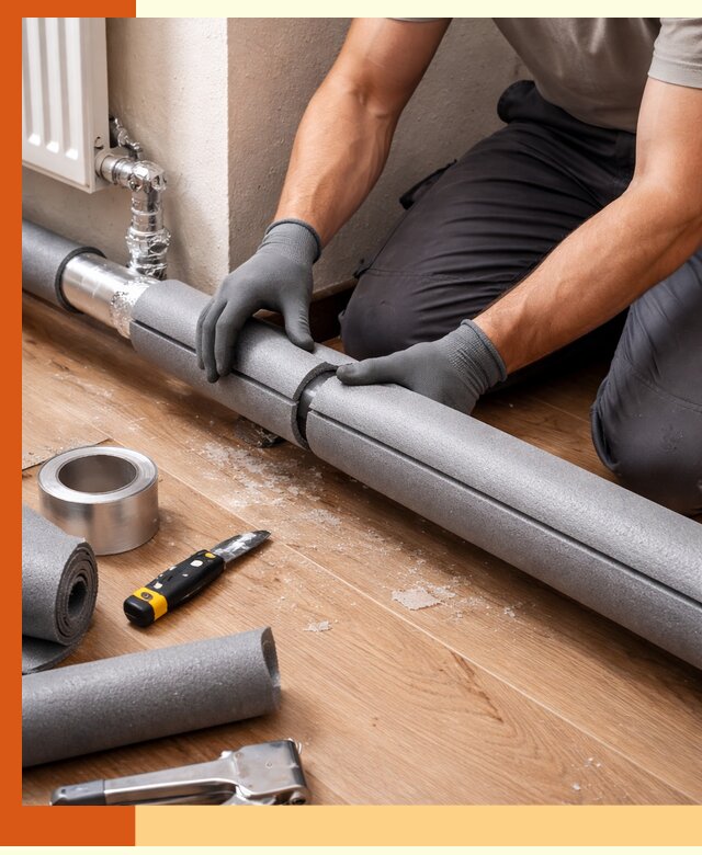 Утепление труб отопления в Удомле: теплоизоляция и защита сети