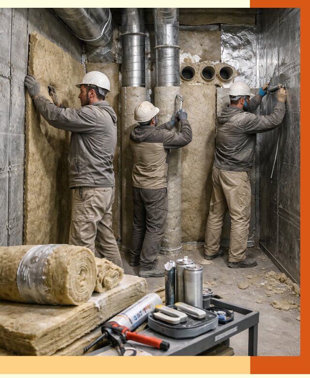 Утепление венткамеры в Удомле под ключ от 1506 руб. — профессионально | ТепломастерДмл