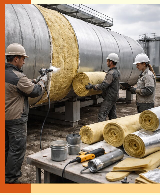 Утепление цистерны в Удомле — утеплители и монтаж под ключ