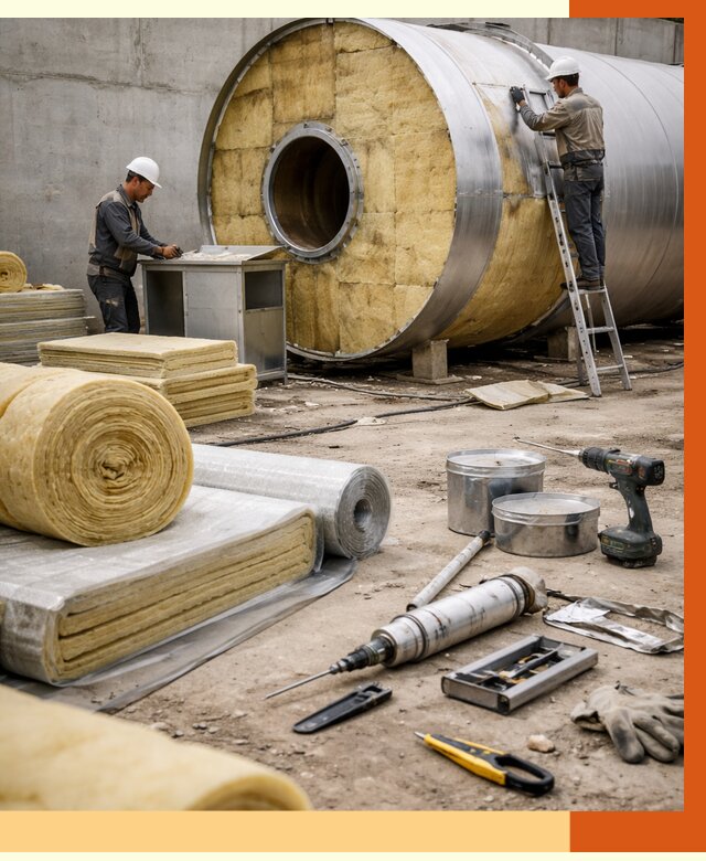 Утепление резервуара с топливом в Удомле от 28570 руб. под ключ | ТепломастерДмл