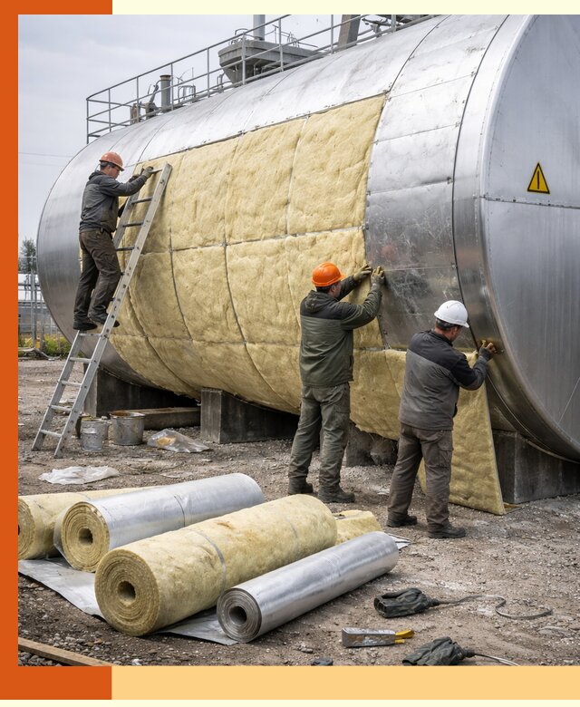 Утепление резервуаров с топливом в Удомле надежно и экономично