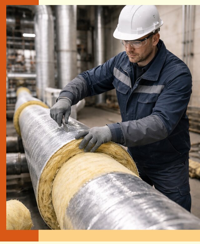 Утепление технологического оборудования и заводских установок в Удомле