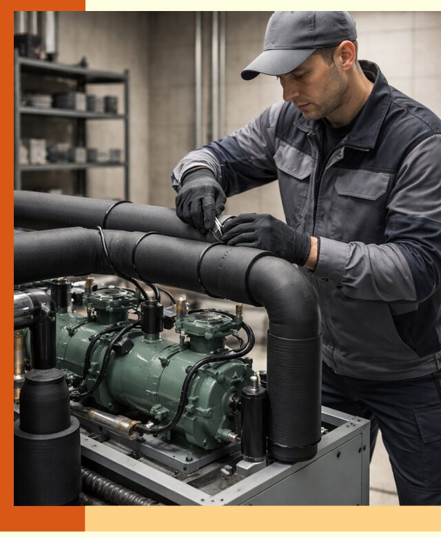 Утепление холодильного агрегата и теплоизоляция в Удомле