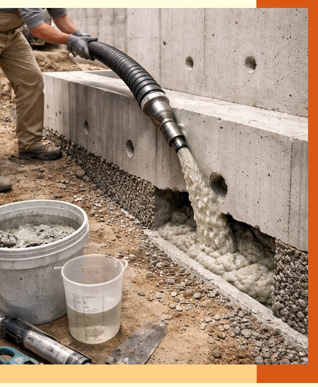 Заполнение полостей фундамента в Удомле от 7065 руб. под ключ | ТепломастерДмл