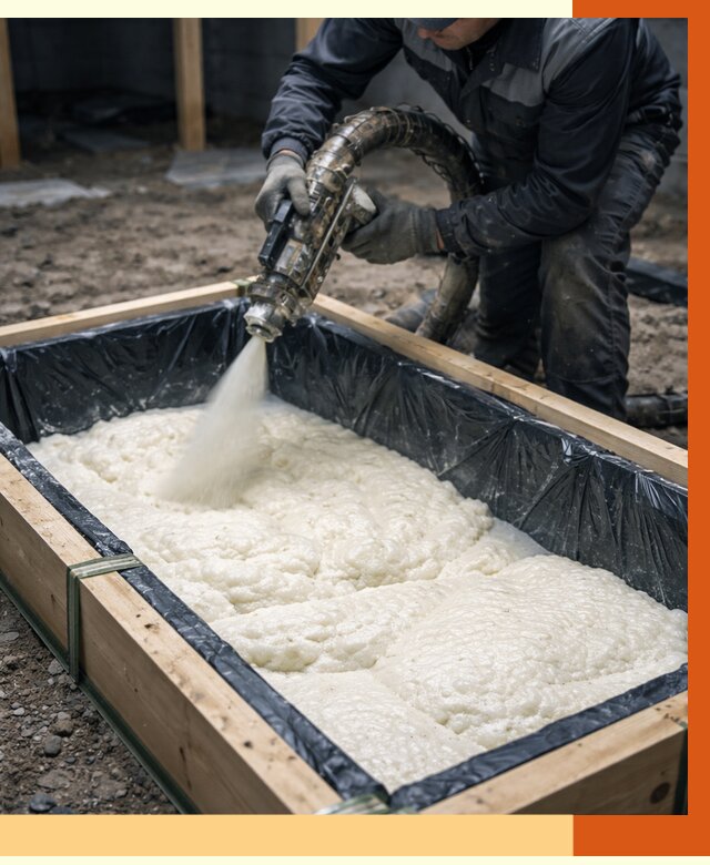 Заливка ППУ в формы в Удомле от 2597 руб. — утепление форм под ключ | ТепломастерДмл