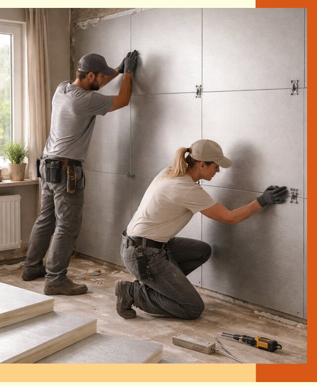 Утепление PIR панелями в Удомле от 4363 руб. под ключ | ТепломастерДмл