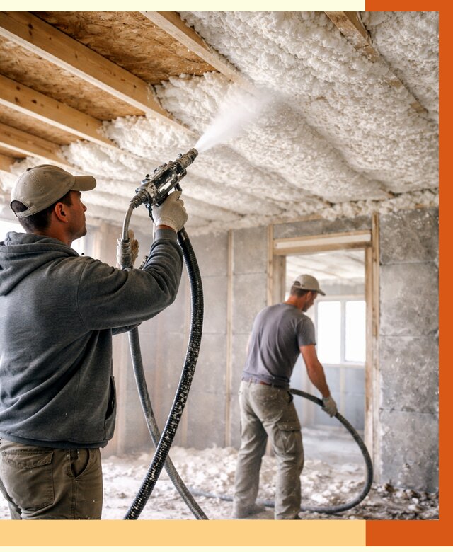 Утепление пеноизолом в Удомле от 1662 руб./м2 под ключ | ТепломастерДмл