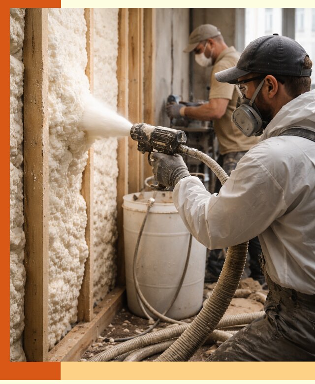 Утепление пеноизолом жилых и коммерческих объектов в Удомле